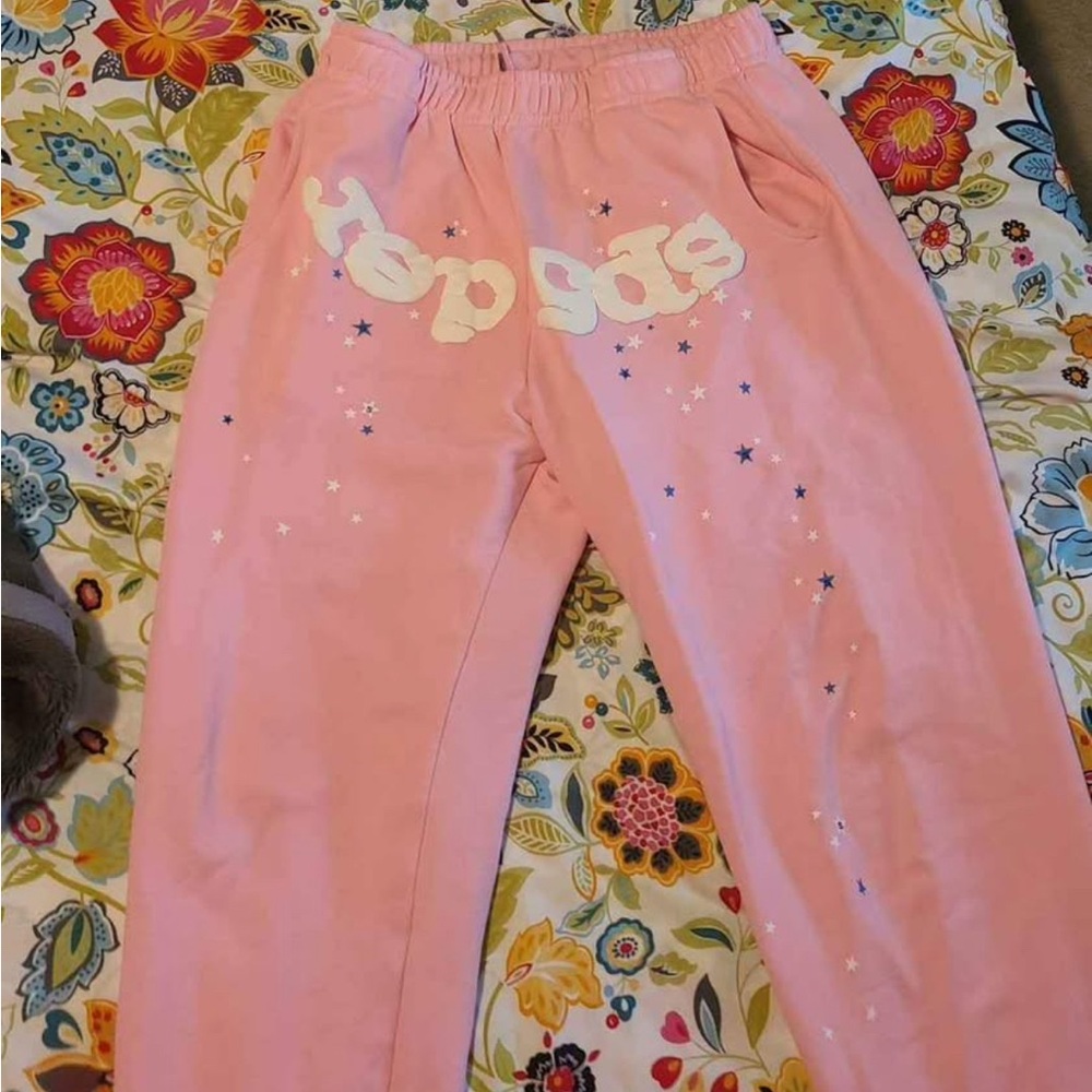 Kids Starry Pink Sweatpants